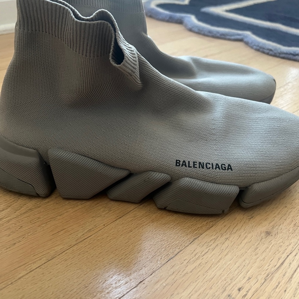 Balenciaga Light Gray Sock Sneakers
